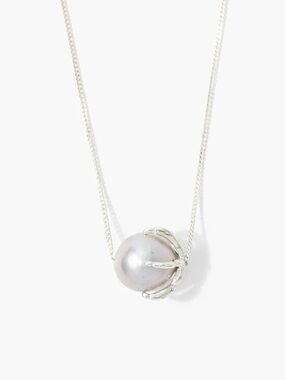 BRAND NEW Chan Luu Lark Necklace Grey Pearl With Gift Box